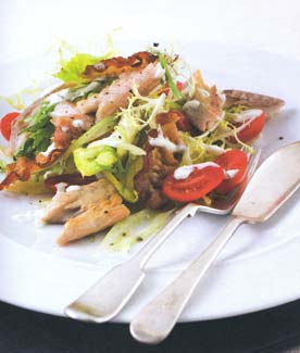 Smoked Eel and Pancetta Salad